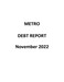 Debt Report - November 2022