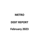 Debt Report - February 2023