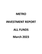 Investment Report - March 2023