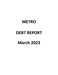 Debt Report - March 2023