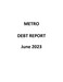 Debt Report – June 2023