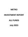Investment Report - July 2023