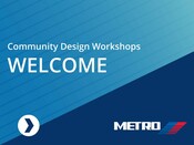 METRORapid University Community Design Workshops Presentation - 2023