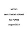 Investment Report - August 2023
