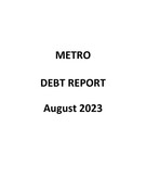 Debt Report - August 2023