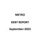 Debt Report - September 2023