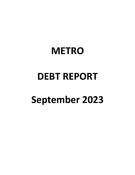 Debt Report - September 2023