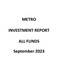 Investment Report - September 2023
