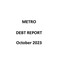 Debt Report - October 2023