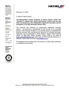 IRMA letter (December 2023)