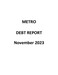 Debt Report - November 2023