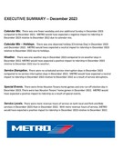 December 2023 ridership report