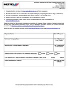 Roadway Worker Protection Training Request Form