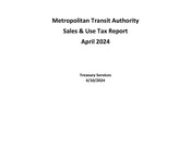 Sales Tax Report (April 2024)