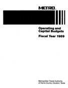 1989 Annual Budget