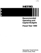 1990 Annual Budget