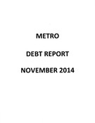 Debt Report - November 2014