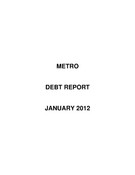 Debt Report - January 2012