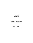 Debt Report - July 2012