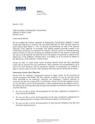 External Auditors' Letter to the Audit Committee (Management Letter) - 2010