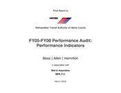 Performance Indicators - FY05-FY08