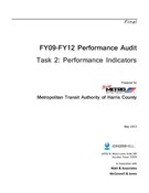Performance Indicators - FY09-FY12