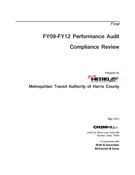 Compliance Review - FY09-FY12
