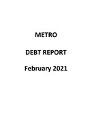 Debt Report - February 2021