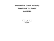 Sales Tax Report (April 2021)