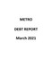 Debt Report - March 2021