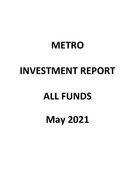 Investment Report - May 2021