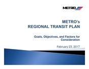 METRONext Board Presentation - February 2017