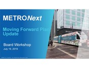 METRONext Board Workshop Presentation - July 19 2019