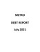 Debt Report - July 2021