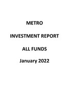 Investment Report - January 2022