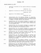 1995 Board Resolutions Index