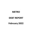 Debt Report - February 2022