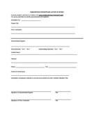 Subcontract Supplier Letter of Intent