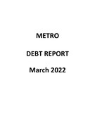Debt Report - March 2022
