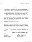 November 1989 Board Resolutions