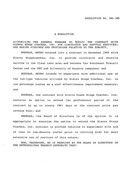 September 1988 Board Resolutions