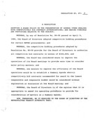 January 1987 Board Resolutions