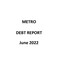 Debt Report - June 2022