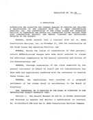 August 1986 Board Resolutions