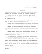 January 1985 Board Resolutions