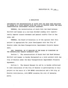 June 1985 Board Resolutions