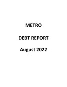 Debt Report - August 2022