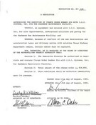 August 1980 Board Resolutions