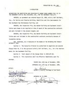 November 1980 Board Resolutions