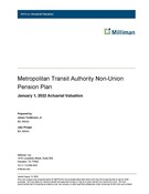 Non-Union Actuarial Valuation Report - 2022